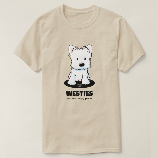 Westie KiniArt T - Shirt (Design vorne)