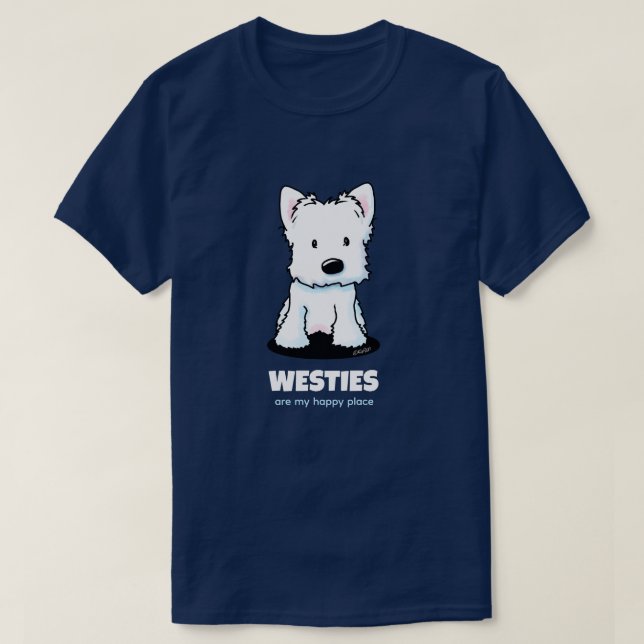 Westie KiniArt T - Shirt (Design vorne)