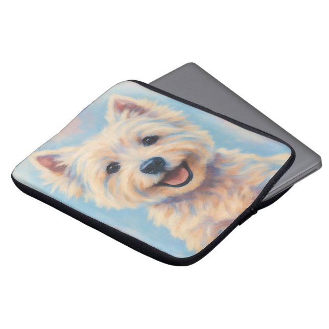 Westie Laptop Sleeve (Vorne Oben)