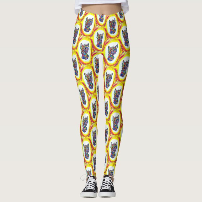 Westie Leggings (Vorderseite)