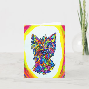Westie Liebe Happy Birthday Card Karte