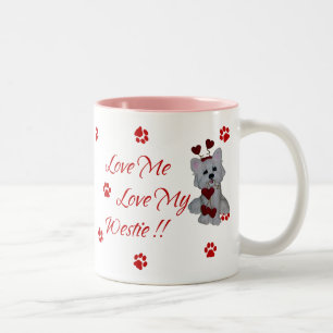 Westie Liebe ich Liebe meine Tasse