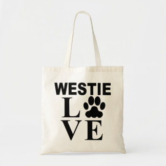 Westie Liebe Tragetasche