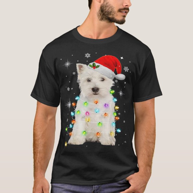 Westie Mama West Highland White Terrier Dog Lovers T-Shirt (Vorderseite)