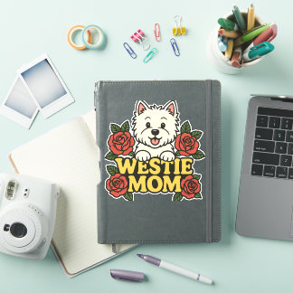 Westie Mom Aufkleber