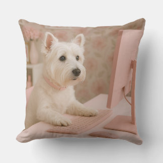 Westie Pillow - West Highland Terrier Pillow Kissen