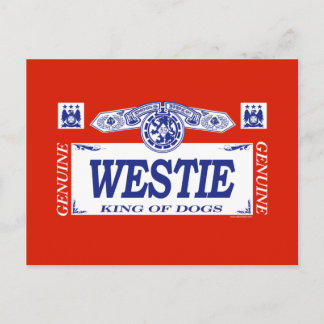 Westie Postkarte