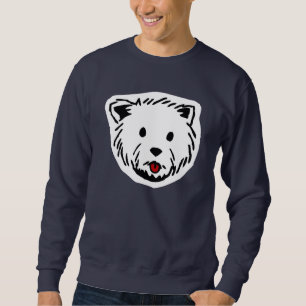 Westie Schuss-Sweatshirt Sweatshirt