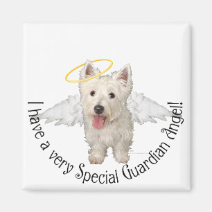 Westie Schutzengel Magnet