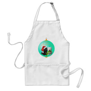 Westie Scottie Weihnachtsbaumschmuck Schürze