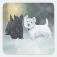Westie Scottie Wintertime