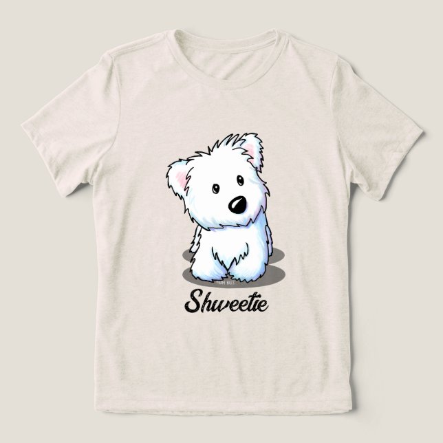 Westie Shweetie Tri-Blend Shirt (Design Vorderseite)