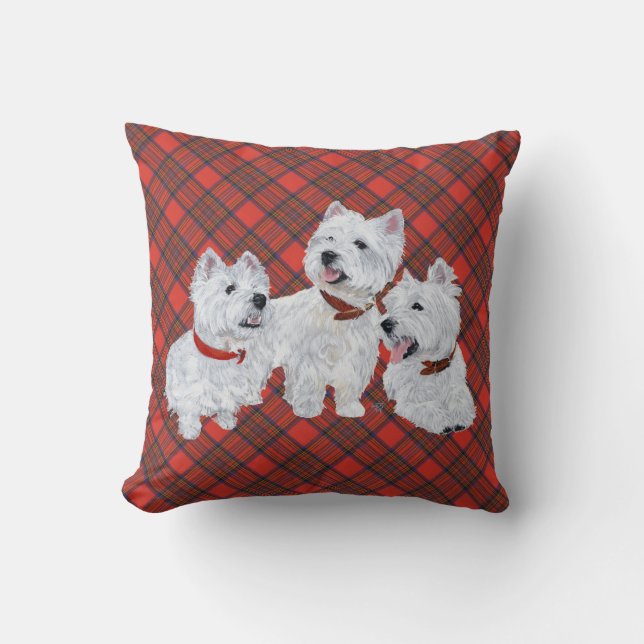 Westie sur le COUSSIN tatan (Recto)