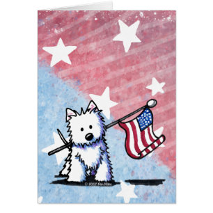 Westie Terrier 4. Juli