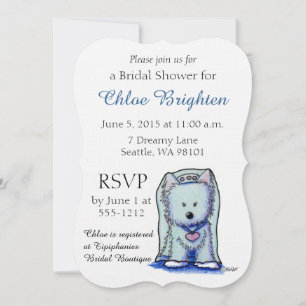 Westie Terrier Bridal Dusche Einladungen