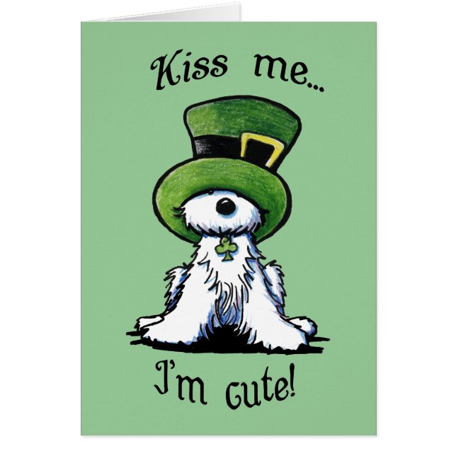 Westie Terrier Chien KISS Carte ME (Devant)