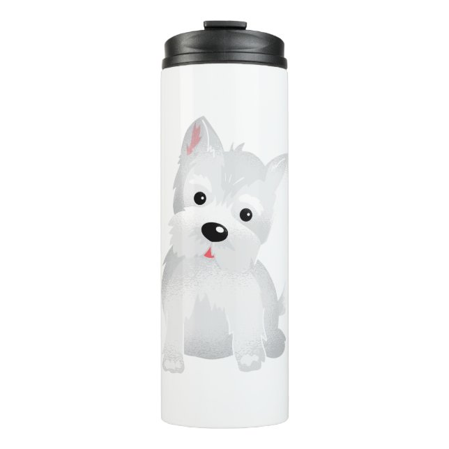 Westie Thermosbecher (Vorderseite)