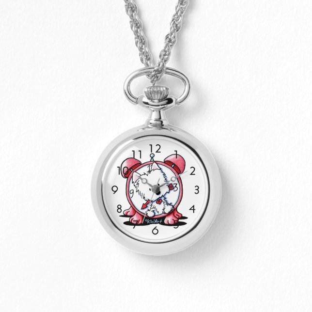 Westie Time Wrist Watch Armbanduhr (Vorderseite)
