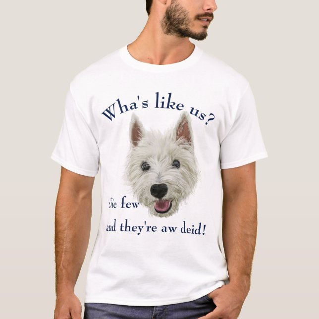 Westie Toast T-Shirt (Vorderseite)
