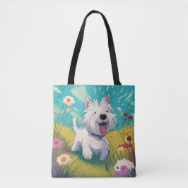 Westie Tote Bag Tasche