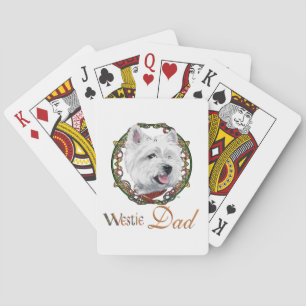 Westie Vatertag Spielkarten