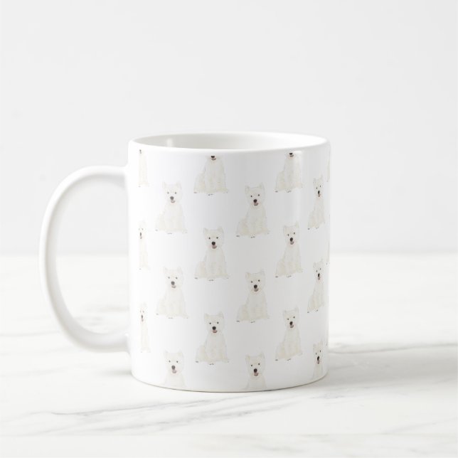 Westie West Highland Terrier Kaffeetasse (Links)