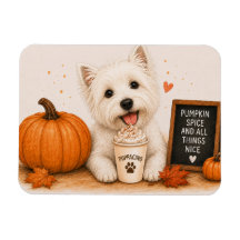 Westie West Highland White Terrier Magnet