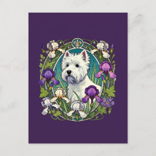 Westie West Highland White Terrier Postkarte