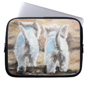 westie Westhochland-Terrier-Hundelaptop-Kasten Laptopschutzhülle