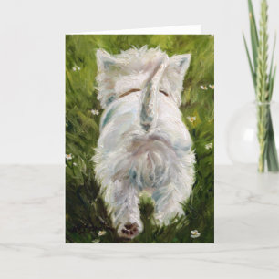 Westie Westhochland-Terrier-Karte Karte