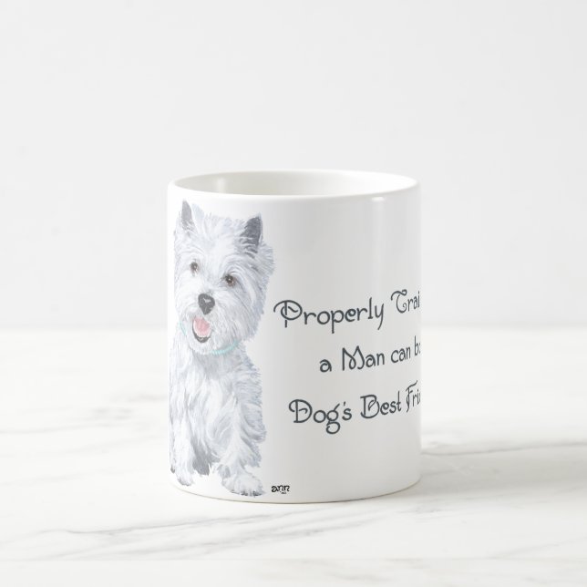 Westie Worte der Weisheit Kaffeetasse (Mittel)