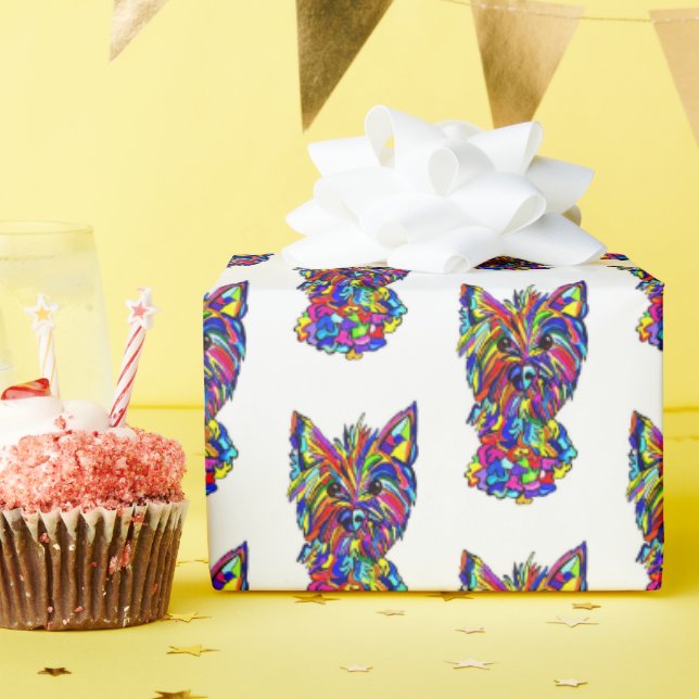 Westie Wrapping Paper Geschenkpapier (Geburtstagsparty)
