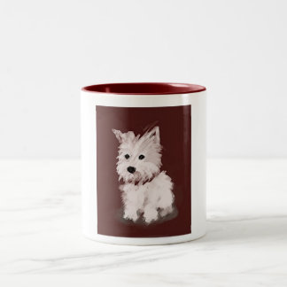 Westie Zweifarbige Tasse