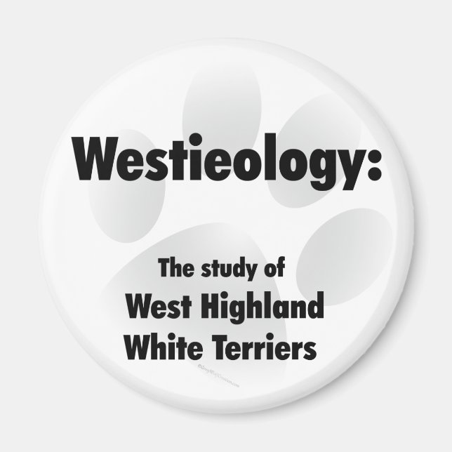 Westieologie Magnet (Vorne)