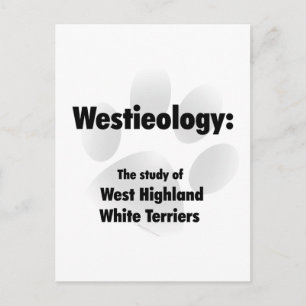 Westieologie Postkarte