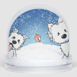 Westies Schneekugeln