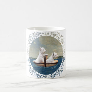 Westies setzen Segel Kaffeetasse