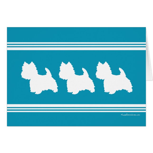 Westies turquoise (Devant horizontal)