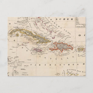 Westindien 10 postkarte