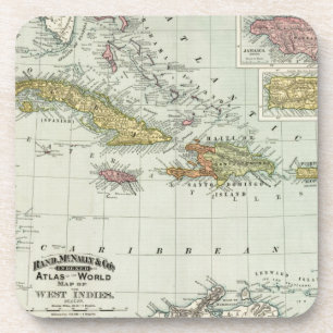 Westindien 11 getränkeuntersetzer