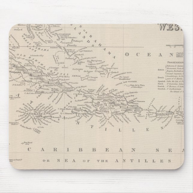 Westindien 11 mousepad (Vorne)