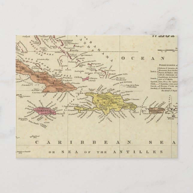 Westindien 14 postkarte (Vorderseite)