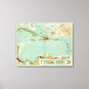 Westindien 2 leinwanddruck