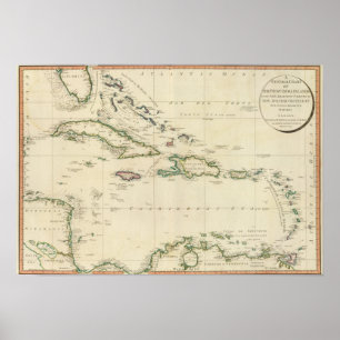 Westindien-Inseln 3 Poster