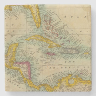 Westindien-Inseln Steinuntersetzer