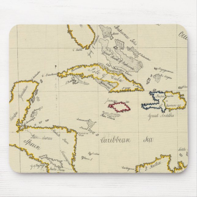 Westindien Mousepad (Vorne)