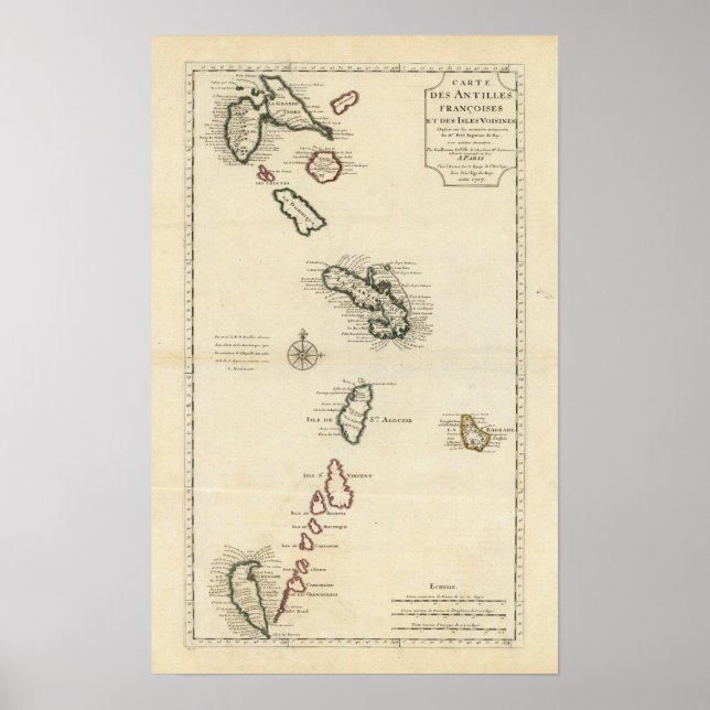 Westindische Inseln 3 Poster (Vorne)