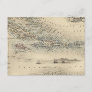 Westindische Inseln 3 Postkarte
