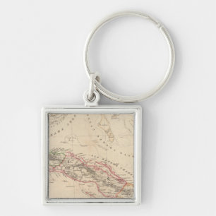 Westindische Inseln 3 Schlüsselanhänger