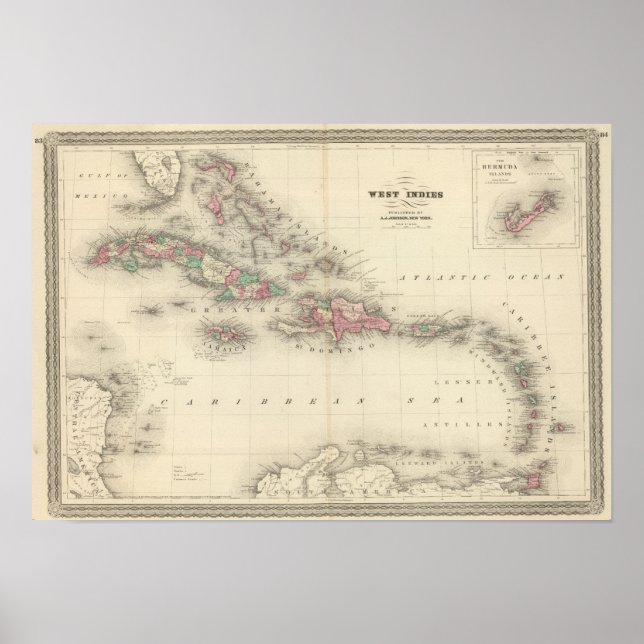 Westindische Inseln 5 Poster (Vorne)